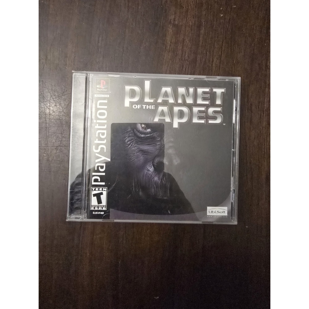 Sony Playstation 1 Planet Of The Apes Video Game 2002 Visiware Black Label